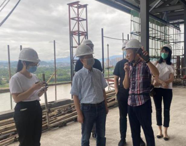 GCGC黄金城集团辅导赴锦江嘉州宾馆视察施工 刷新项目