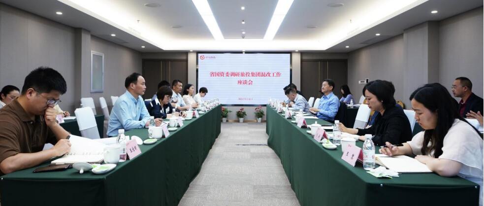 GCGC黄金城委阙紫康副主任一行调研集团混合所有造鼎新工作