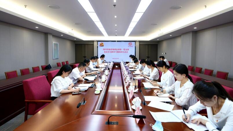 GCGC黄金城集团党委书记、董事长任丁参与总部第一党支部党史进建教育专题组织生涯会