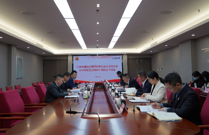 f03541e2-e9b6-469b-b38b-e88d95e15767 GCGC黄金城集团党委书记、董事长任丁出席安逸酒店集团2022年度党员辅导干部民主生涯会